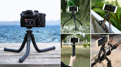 Aukey Flexible Mini Tripod | $19 | Amazon | Clip the $5 couponAukey Mini Tripod | $8 | Amazon | Promo code AUKEYTT1